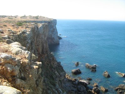 Cliffs of Ponte da Atalaia Sagres, Algarve, Portugal