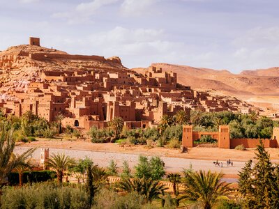 Ksar fortified village and UNESCO World Heritage Site Ait Benhaddou, Morocco