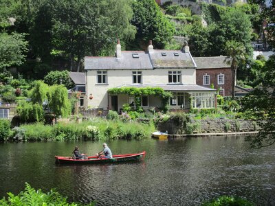 River Nidd, tributary of the river Ouse, North Yorkshire